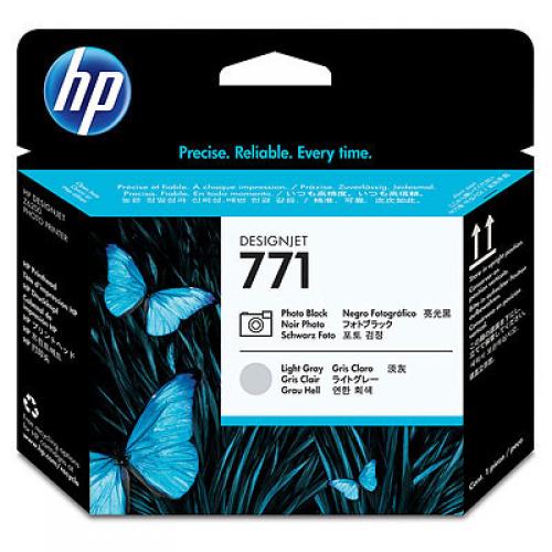Offerte prezzi Hp hp 771 - grigio chiaro, nero per foto - testina di stampa - per designjet z6200, z6600 production Hp hp 771 - grigio chiaro, nero per foto - testina di stampa - per designjet z6200, z6600 production