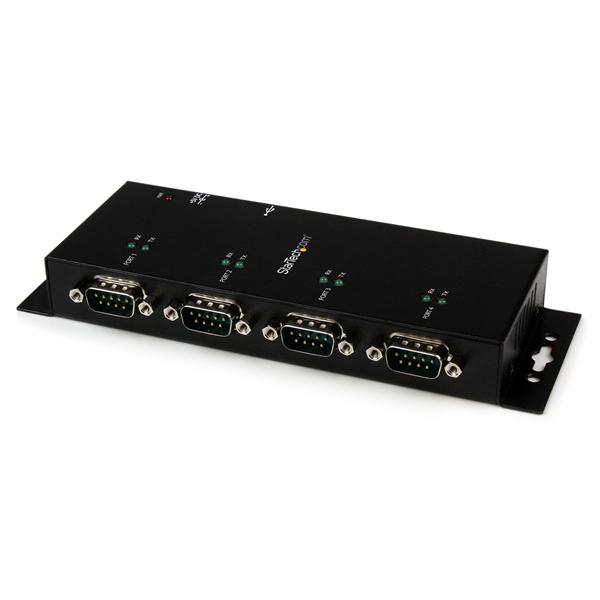 Offerte prezzi Startech.com startech.com hub adattatore seriale usb a db9 rs232 4 porte - guide din industriali din Startech.com startech.com hub adattatore seriale usb a db9 rs232 4 porte - guide din industriali din