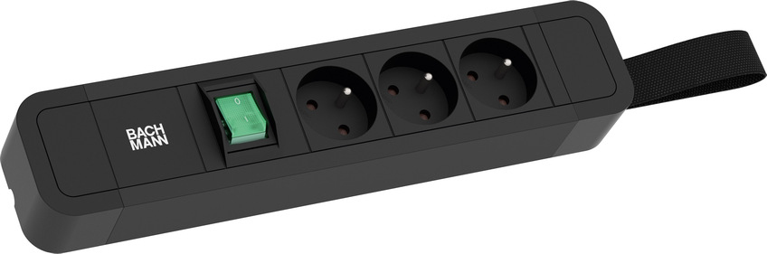 3991308 Bachmann Bachmann Steckdosenleiste PRIMO 2 3xUTE 350.057 (350.057)