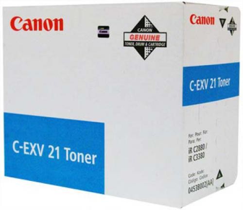 Canon C-EXV21 Cyan cartuccia toner Originale Ciano cod. 0457B002