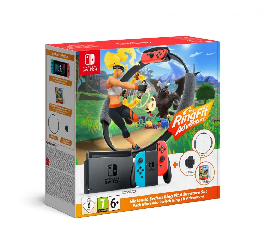 Nintendo Switch HW + Ring Fit Adventure (Limited) - 10005337