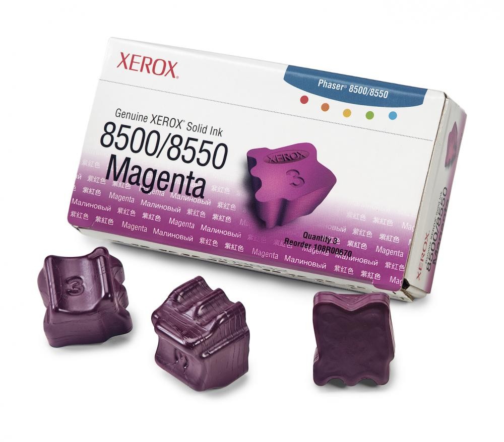 Xerox Solid ink 8500/8550 Magenta (3 stick) cod. 108R00670