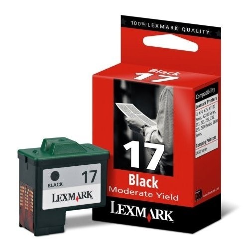 Lexmark Black Ink Cartridge No. 17 Original Nero 1 Cartridge cod. 10NX217E