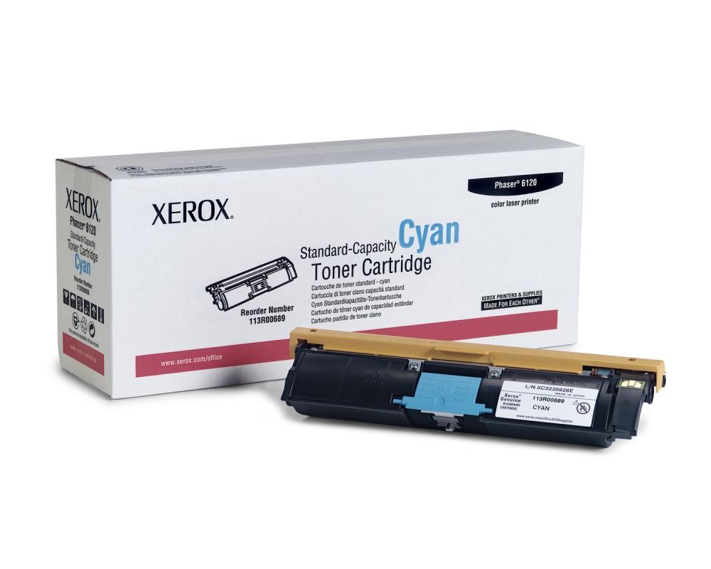 Xerox Cyan Toner Cartridge for Phaser 6120 - 113R00689