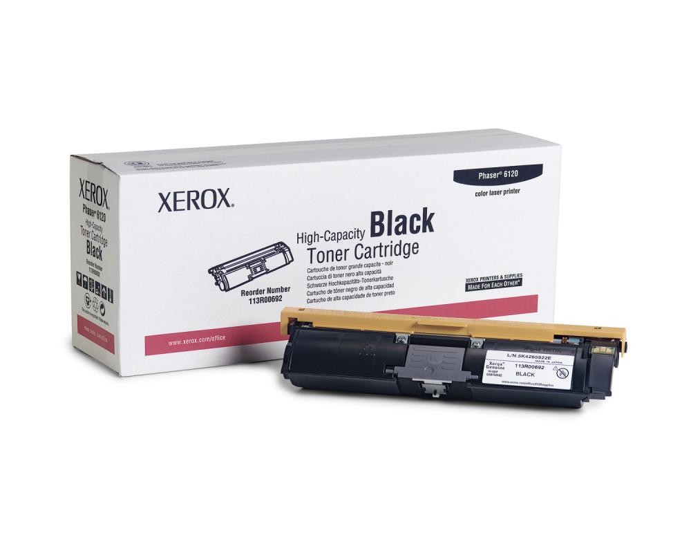 Xerox Black Toner Cartridge for Phaser 6120 - 113R00692