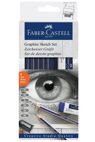 Faber-Castell 114000 set da regalo penna e matita Matita di grafite Scatola di carta cod. 114000