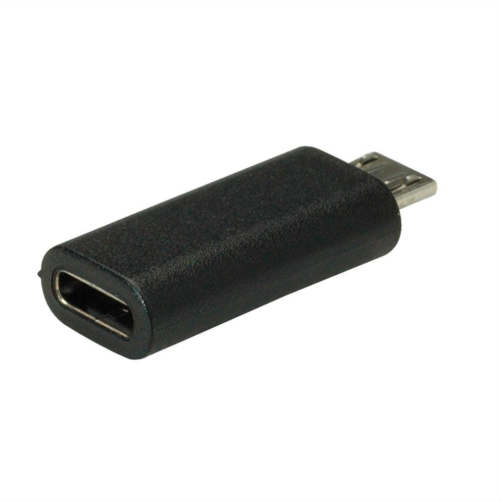 VALUE 12.99.3192 adattatore per inversione del genere dei cavi Micro-USB B USB-C Nero cod. 12.99.3192