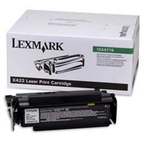 Lexmark X422 High Yield Return Program Print Cartridge cartuccia toner Originale Nero cod. 12A4715