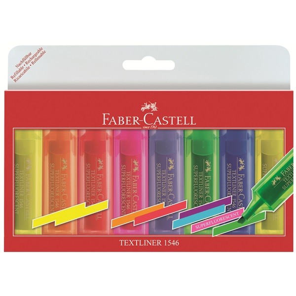 Faber-Castell TEXTLINER evidenziatore 8 pz Multi cod. 154662
