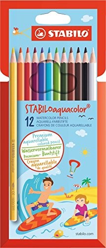STABILO Aquacolor Multicolore 12 pz cod. 1612-6