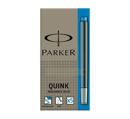 Parker 1950383 ricaricatore di penna Blu 5 pz cod. 1950383