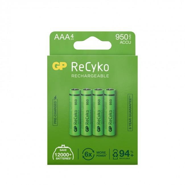GP Batteries GP ReCyko AAA 4-p 100AAAHCE-2WB4 - 201215