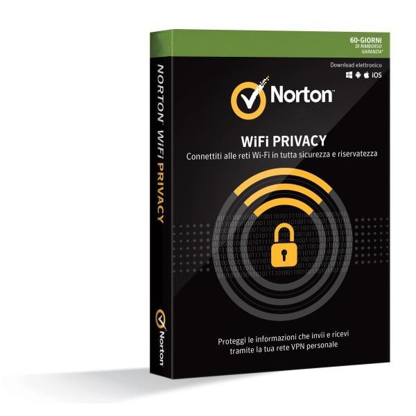Norton WiFi Privacy 1 licenza/e ITA 1 anno/i cod. 21381428