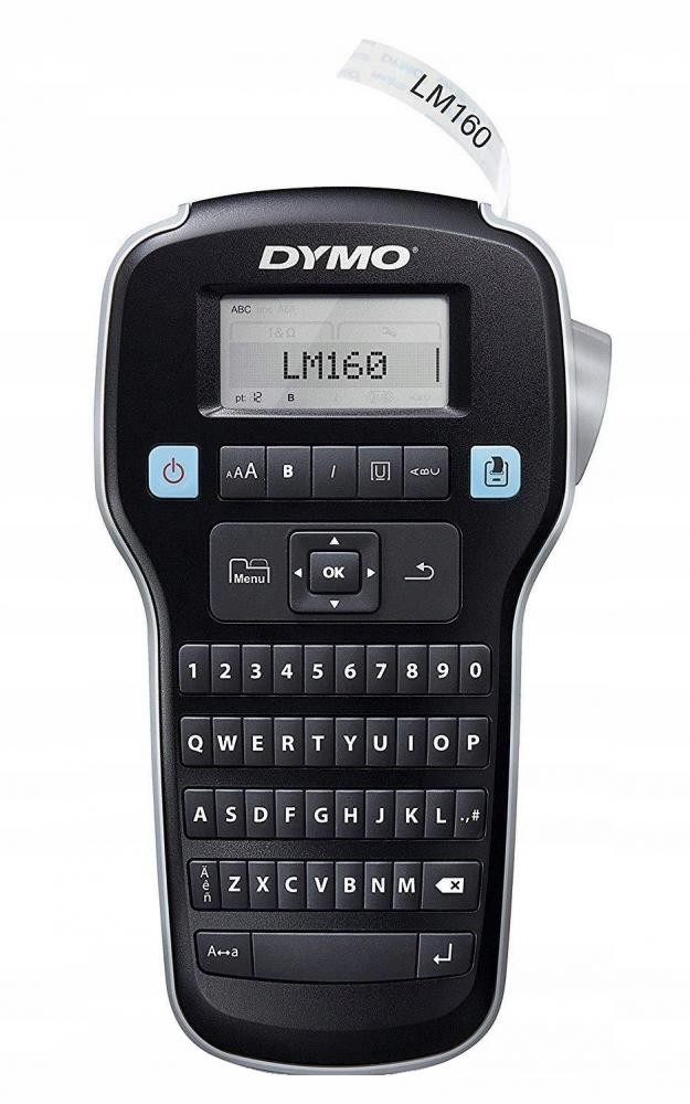 DYMO LabelManager DY LM 160 stampante per etichette (CD) Getto termico d'inchiostro 180 x 180 DPI 12 mm/s D1 QWERTY cod. 2181011