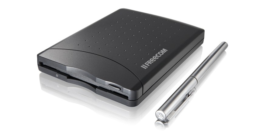 Freecom USB Floppy Disk Drive, Black - 22767