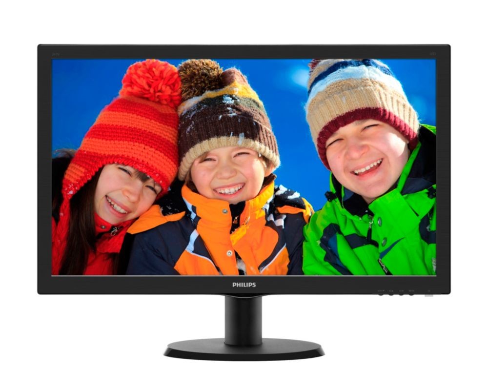 Philips V Line Monitor LCD con SmartControl Lite 243V5LHAB/00 cod. 243V5LHAB/00