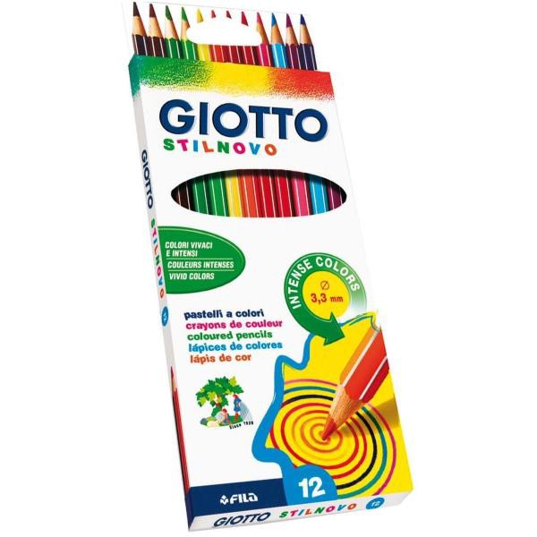 Giotto Stilnovo 12 Pastelli colorati cod. 256500