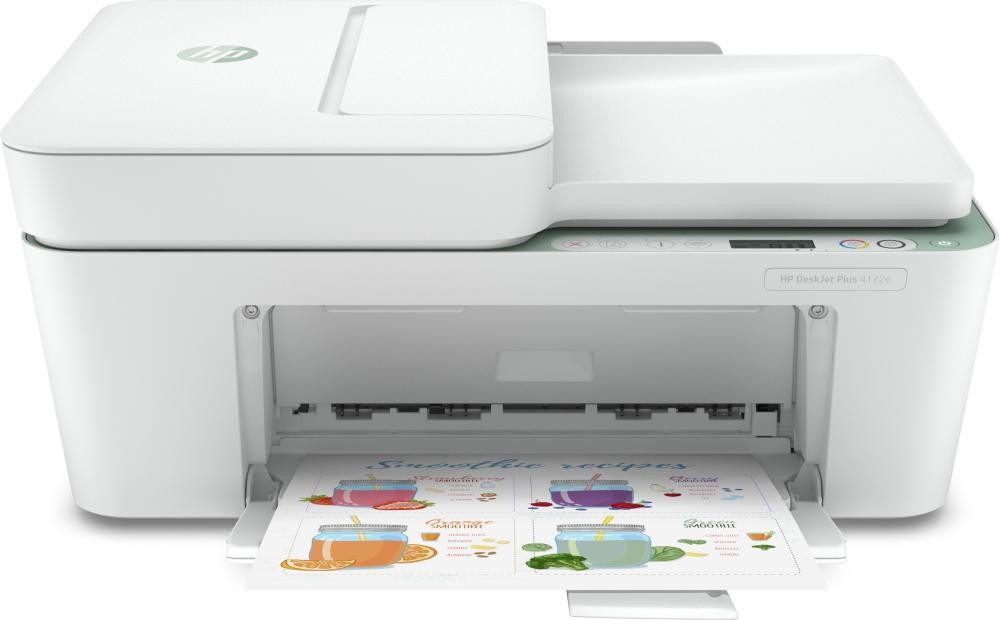 HP DeskJet Stampante multifunzione HP 4122e, Colore, Stampante per Casa, Stampa, copia, scansione, invio fax da mobile, HP+; Idoneo per HP Instant Ink; scansione verso PDF cod. 26Q92B