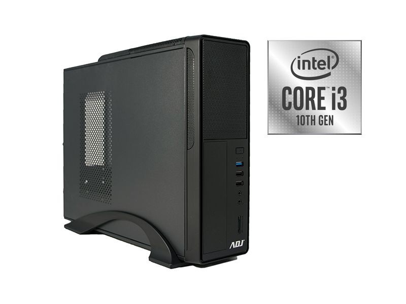 Adj 271-310002 PC Intel® Core™ i3 i3-10100 8 GB DDR4-SDRAM 256 GB SSD Tower Nero cod. 271-310002