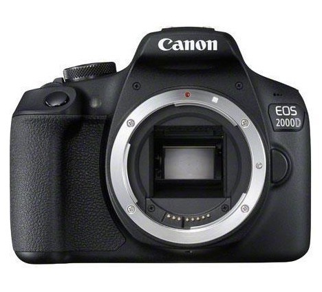 Canon EOS 2000D BK BODY EU26 Corpo della fotocamera SLR 24,1 MP CMOS 6000 x 4000 Pixel Nero cod. 2728C001