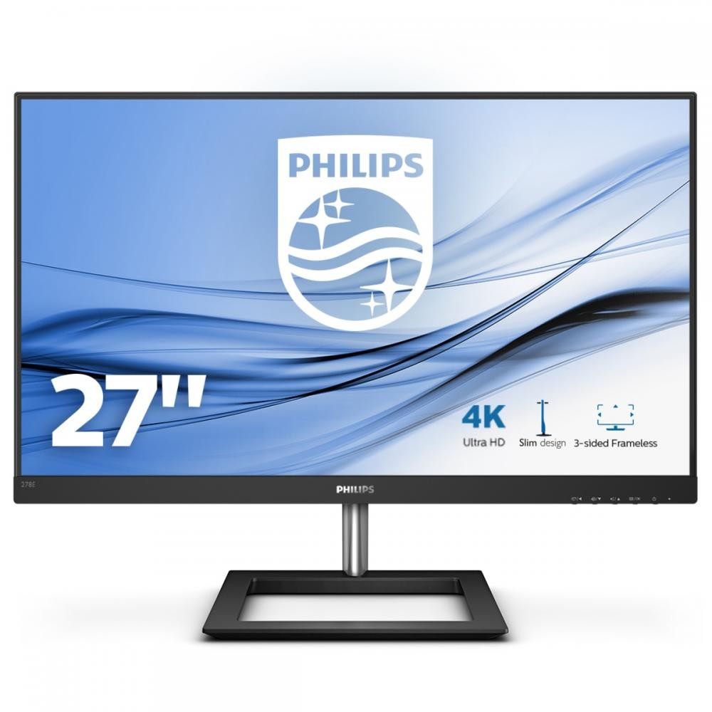 Philips E Line 278E1A/00 Monitor PC 68,6 cm (27") 3840 x 2160 Pixel 4K Ultra HD LCD Nero cod. 278E1A/00