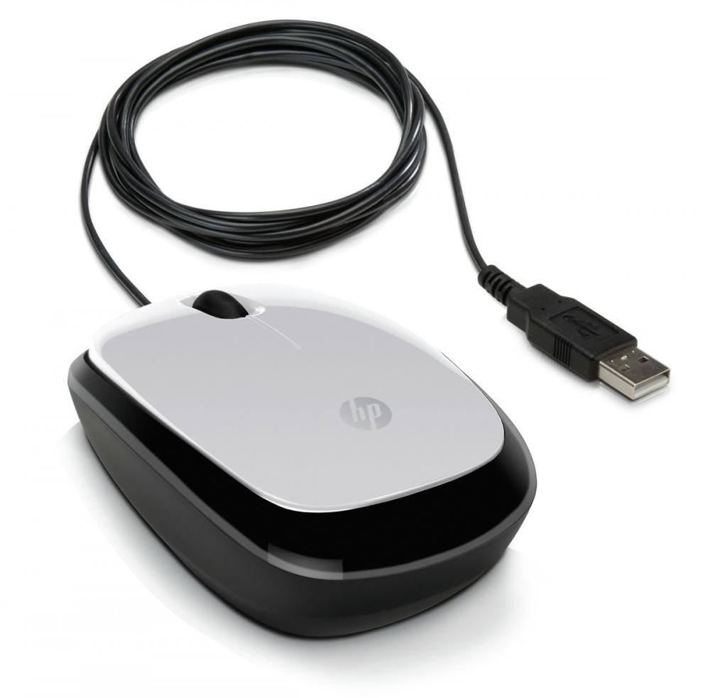 HP X1200 mouse Ambidestro USB tipo A Ottico 1200 DPI cod. 2HY55AA