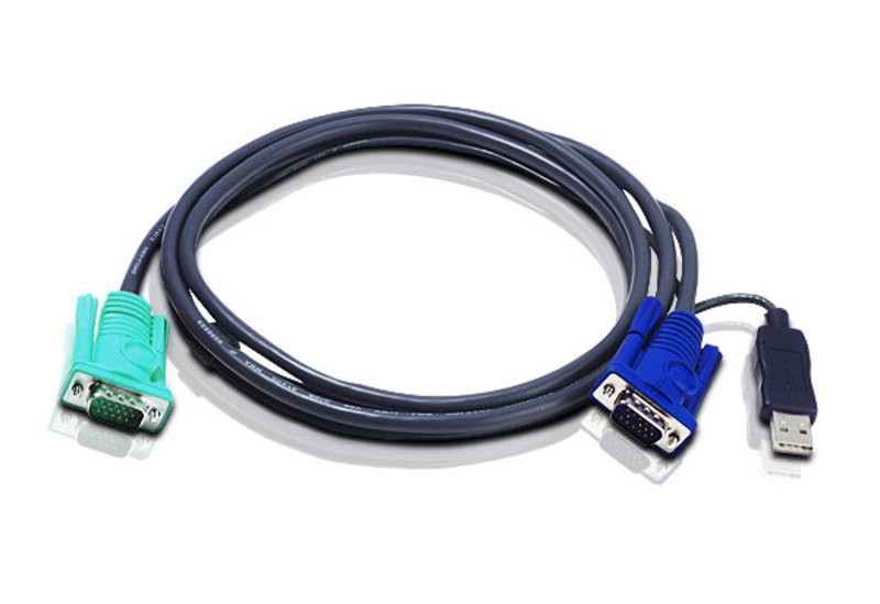 ATEN Cavo KVM USB con SPHD 3 in 1 – 1,8 m cod. 2L-5202U