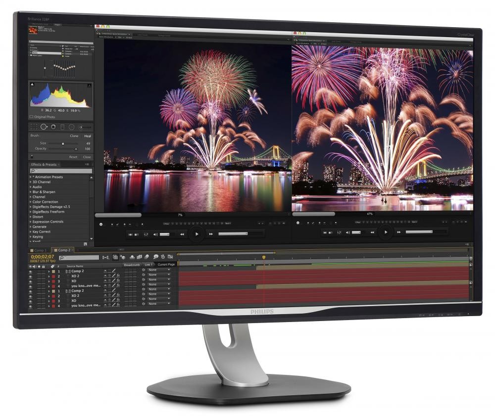 Philips P Line Monitor LCD con dock USB-C 328P6AUBREB/00 cod. 328P6AUBREB/00