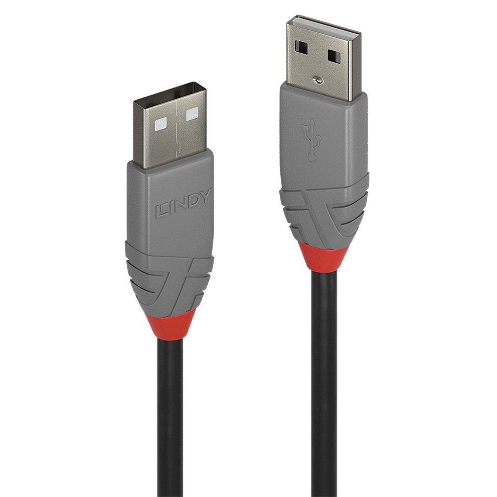 Lindy 36691 cavo USB 0,5 m USB 2.0 USB A Nero, Grigio cod. 36691