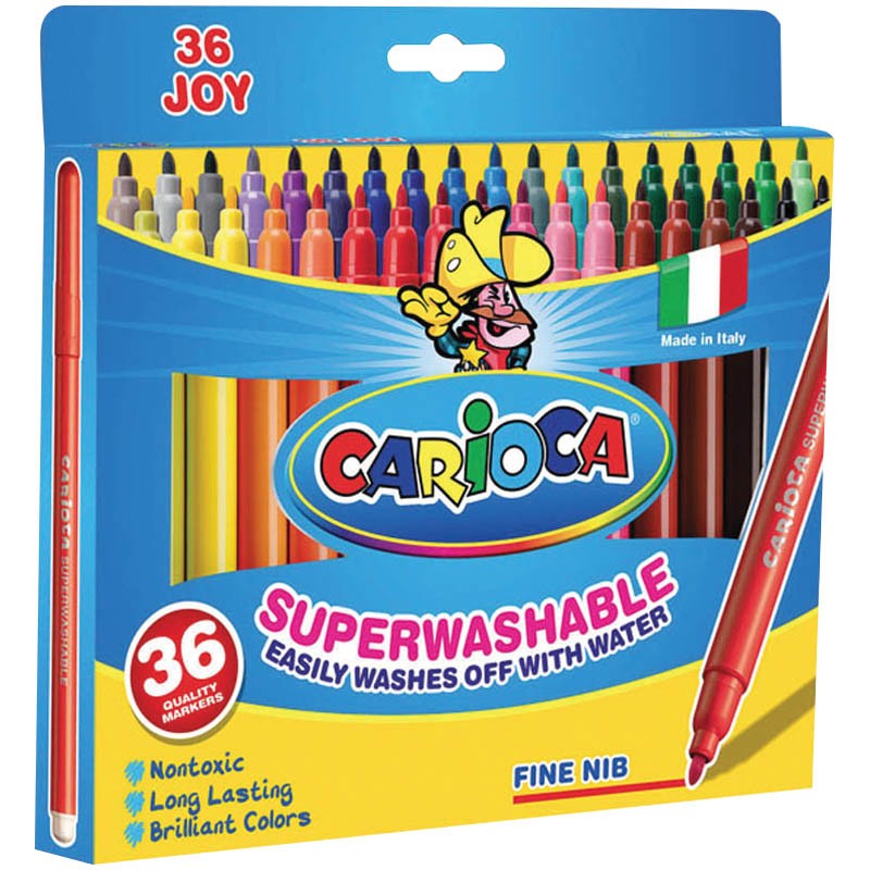 Carioca Joy marcatore Fine Multicolore 36 pz cod. 40616