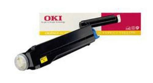 OKI Yellow Toner cartridge for Okipage 8c/8c+ cartuccia toner Originale Giallo cod. 41012306