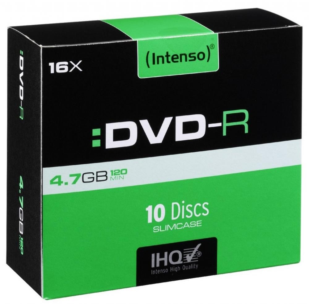 Intenso DVD-R 4.7GB, 16x 4,7 GB 10 pz cod. 4101652