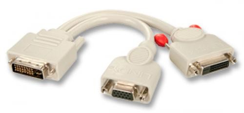 Lindy 41048 cavo e adattatore video 0,2 m VGA (D-Sub) Bianco cod. 41048