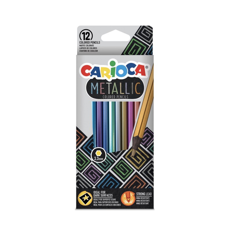 Carioca 43164 pastello colorato Multicolore 12 pz cod. 43164
