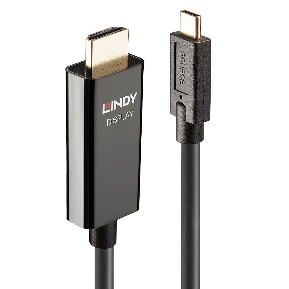 Lindy 43315 cavo e adattatore video 5 m USB tipo-C HDMI tipo A (Standard) Nero cod. 43315