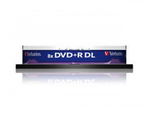 Verbatim DVD+R Double Layer Matt Silver 8x - 43666/10