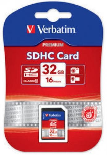 Verbatim Premium 32 GB SDHC Classe 10 cod. 43963