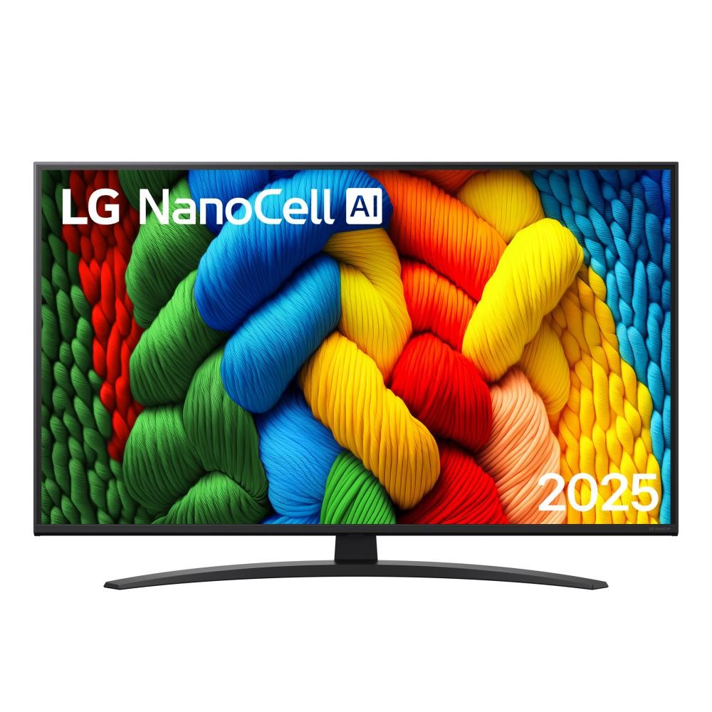 LG NanoCell AI 43NANO81A6A TV Serie NANO81 43'' 4K, α7 Gen8, HDR10, 20W, 3 HDMI con Game Optimizer, Smart TV WebOS 25 cod. 43NANO81A6A.API