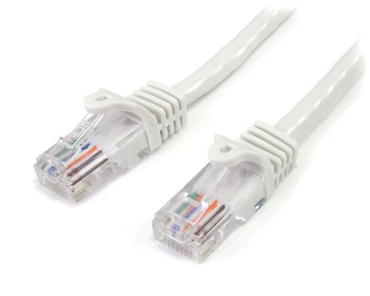 StarTech.com Cavo di rete CAT 5e - Cavo Patch Ethernet RJ45 UTP Bianco da 1m antigroviglio cod. 45PAT1MWH