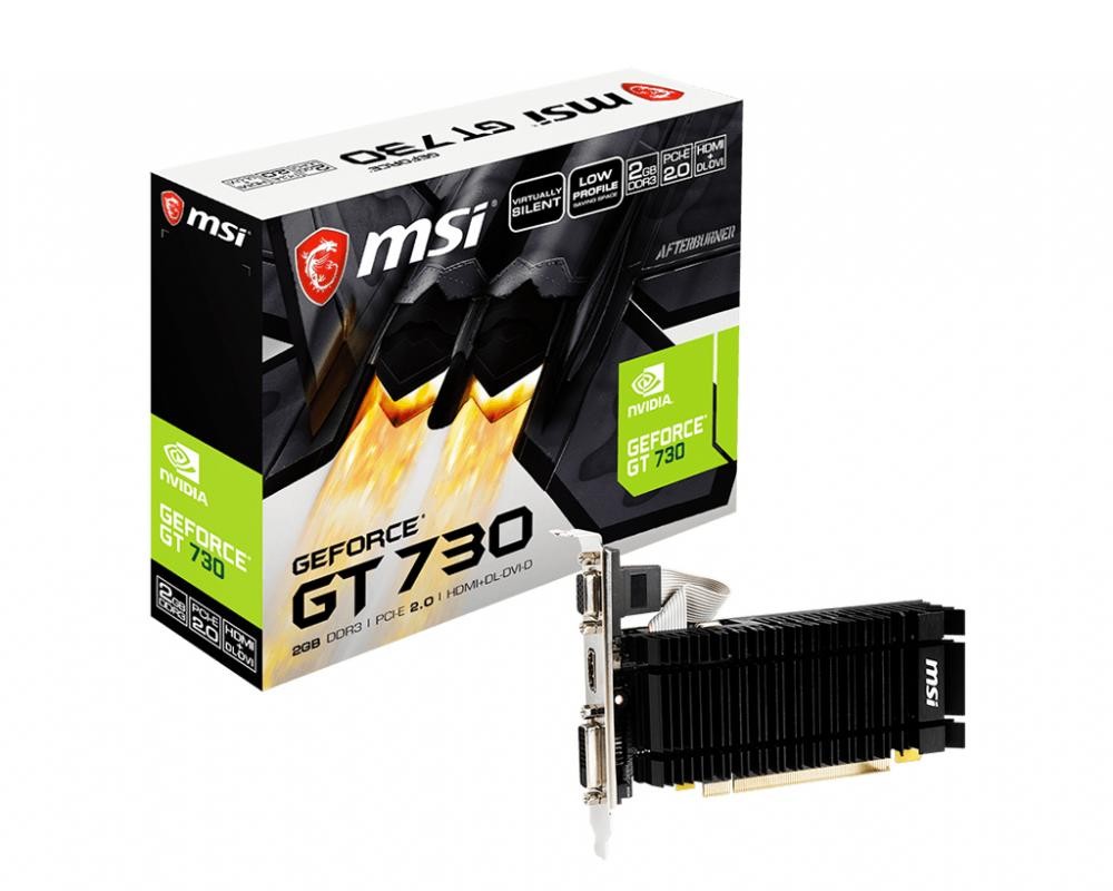 MSI N730K-2GD3H/LPV1 NVIDIA GeForce GT 730 2 GB GDDR3 cod. 4719072842918