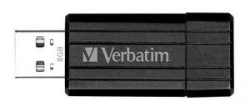 Verbatim PinStripe - Memoria USB da 8 GB - Nero cod. 49062