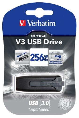 Verbatim V3 - Memoria USB 3.0 256 GB - Nero cod. 49168