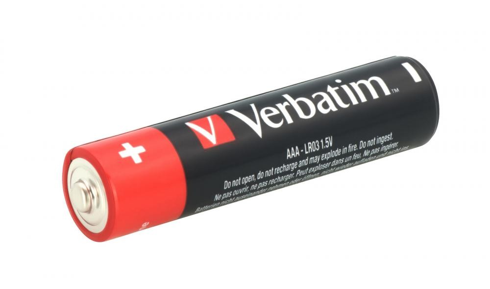 Verbatim Batterie alcaline AAA cod. 49874