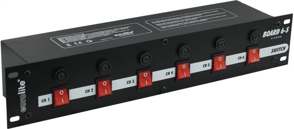 Eurolite Eurolite EUROLITE Board 6-S mit 6x Schutzkontakt (70008275) - 70008275
