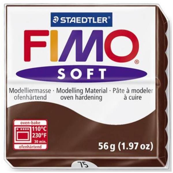 Staedtler FIMO soft Argilla da modellazione 56 g Cioccolato 1 pz cod. 8020-75