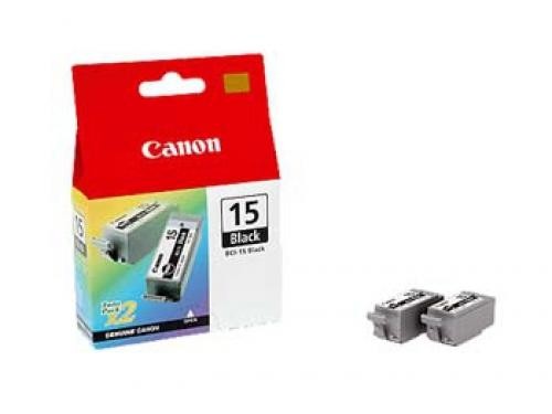 Canon Cartuccia d'inchiostro nero BCI-15BK (confezione doppia) cod. 8190A002
