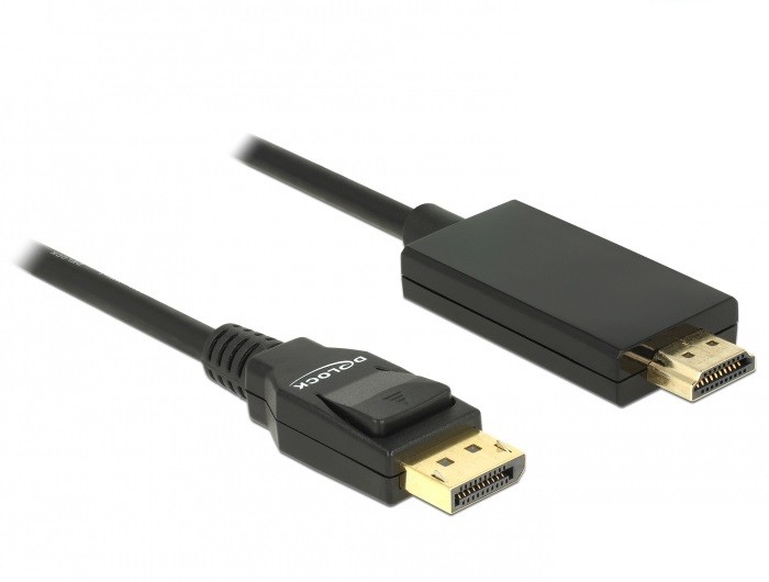 DeLOCK 85317 cavo e adattatore video 2 m DisplayPort HDMI Nero cod. 85317