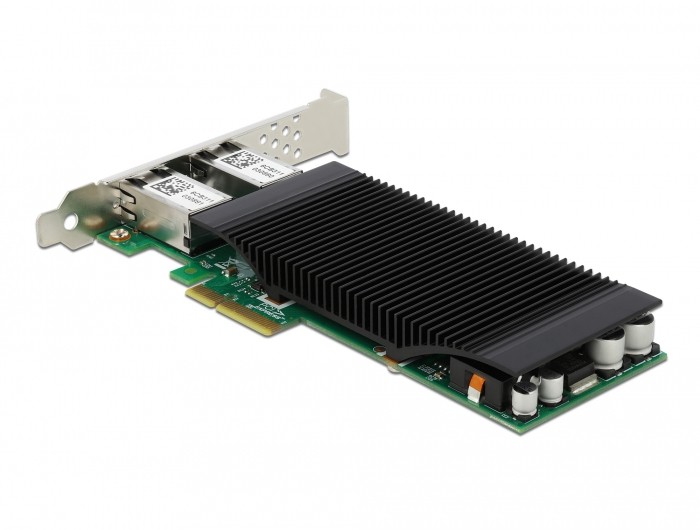 DeLOCK Scheda PCI Express x4 per 2 x Gigabit LAN PoE+ cod. 88500