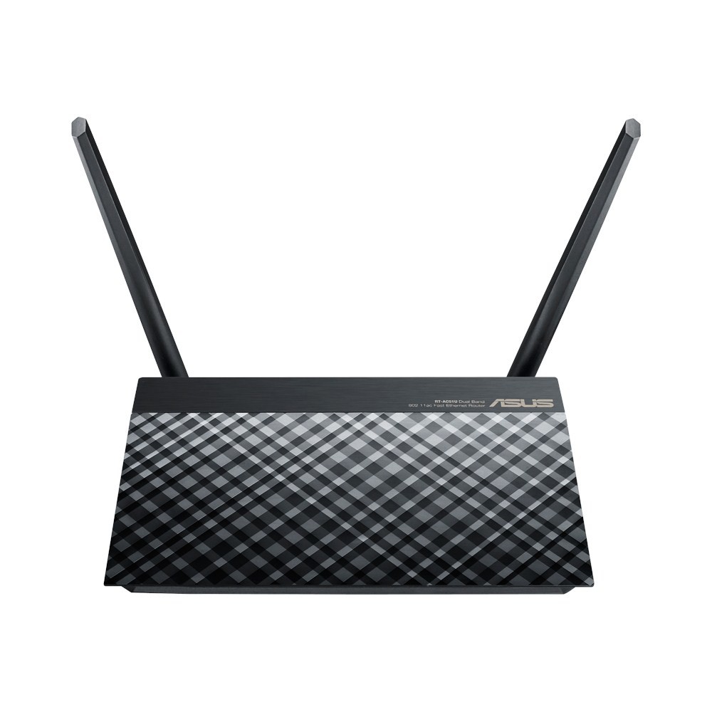 ASUS RT-AC51U router wireless Fast Ethernet Dual-band (2.4 GHz/5 GHz) Nero cod. 90IG0150-BM3G00
