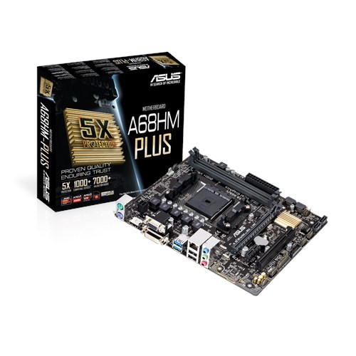 ASUS A68HM-Plus AMD A68H Socket FM2+ micro ATX cod. 90MB0L40-M0EAY0